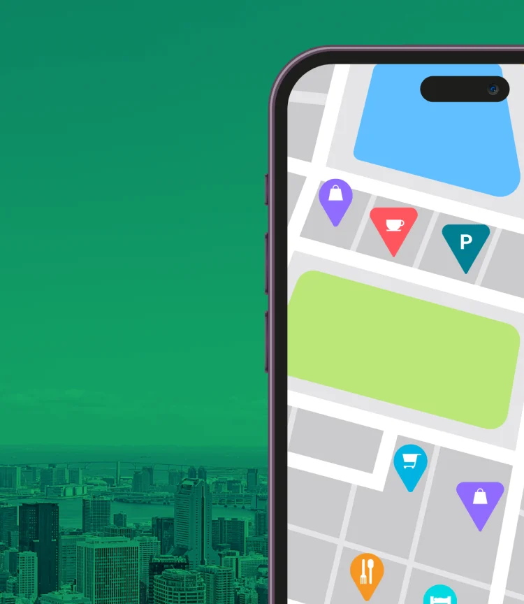 AIがお店の検索順位を測定し、改善アドバイスを提案するサービス「Map Checker」のイメージ画像